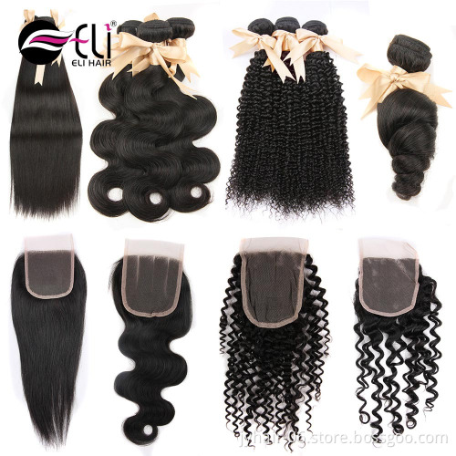 Wholesale Cheap Top Transparent U Part Bohemian Jet Black Kinky Fumi Deep Curly Wave Human Hair Lace Closure